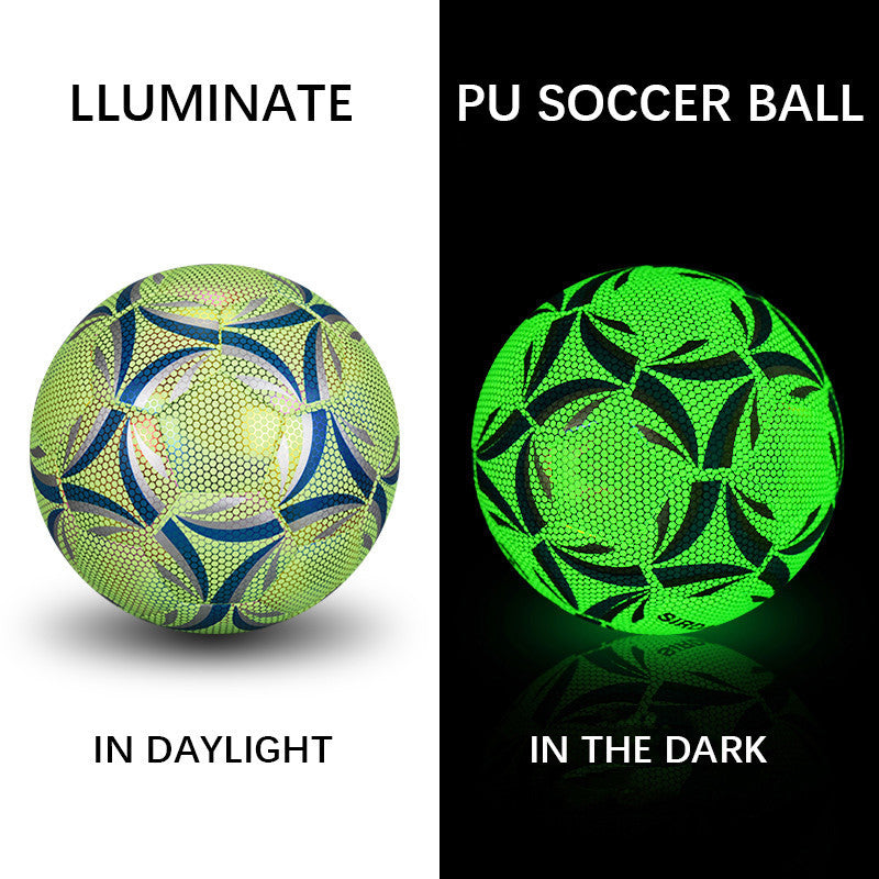 Luminate Soccer Practice Football Glowing Training Ball - Big Bear Peak