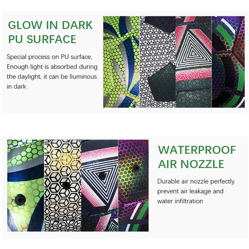 Luminate Soccer Practice Football Glowing Training Ball - Big Bear Peak