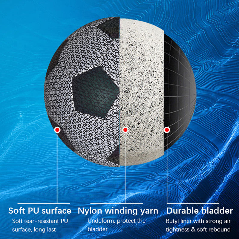 Luminate Soccer Practice Football Glowing Training Ball - Big Bear Peak