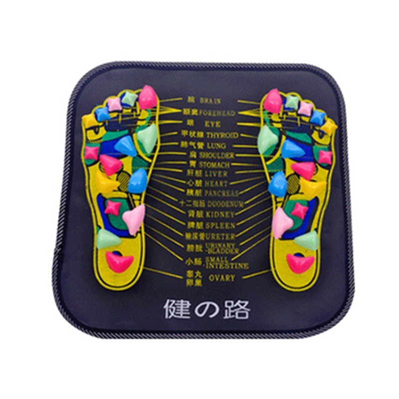 Reflexology Foot Massage Pad Cobblestone Walk Massager Mat Pain Relief Health Care Acupressure Mat - Big Bear Peak