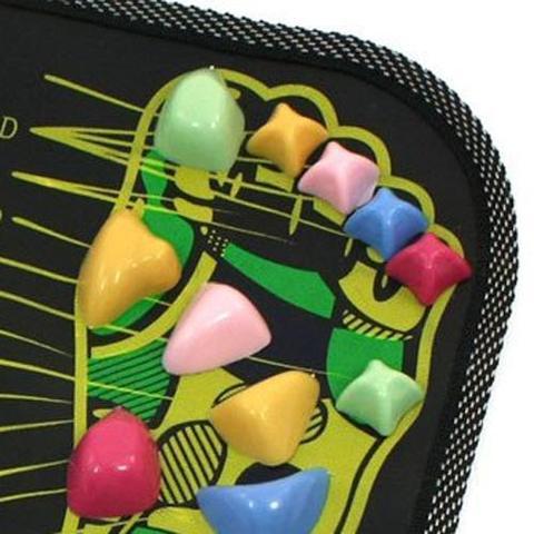 Reflexology Foot Massage Pad Cobblestone Walk Massager Mat Pain Relief Health Care Acupressure Mat - Big Bear Peak