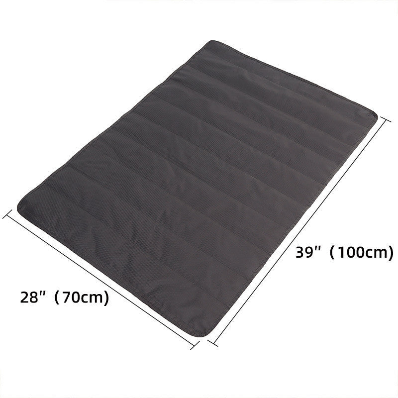 Green Cashmere Outdoor Pet Blanket Folding Storage Portable Waterproof Warmth Dog Cat Products - Big Bear Peak