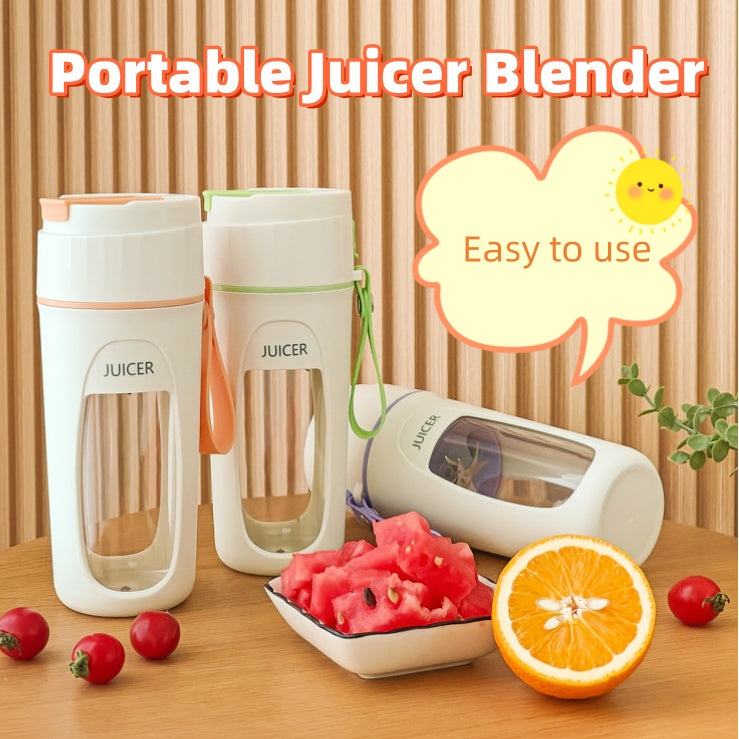 Portable Blender Electric USB Charging Outdoor Automatic Juicer Cup Juice Maker Kitchen Supplies - Big Bear Peak