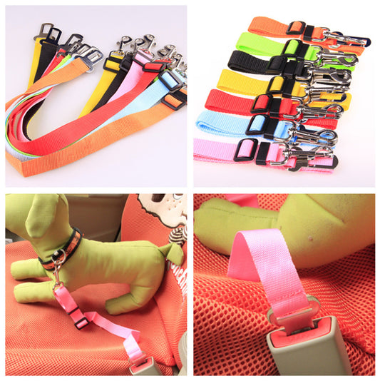 Adjustable Dog Pet Car Safety Seat Belt Restraint Lead Travel Leash - Big Bear Peak