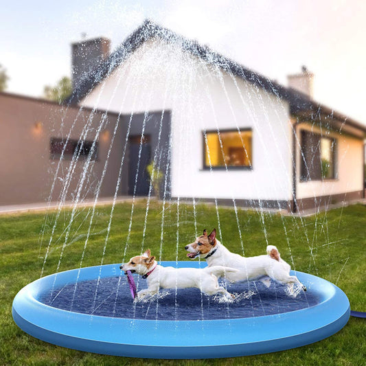 Thickened Pet Water Spray Mat Toy Outdoor Lawn Game Mat - Big Bear Peak