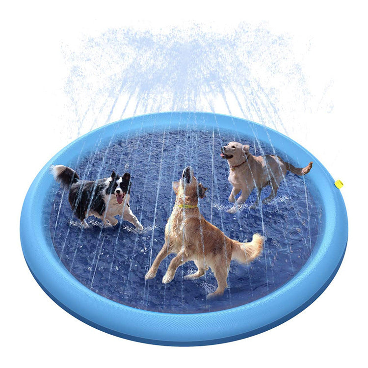 Thickened Pet Water Spray Mat Toy Outdoor Lawn Game Mat - Big Bear Peak