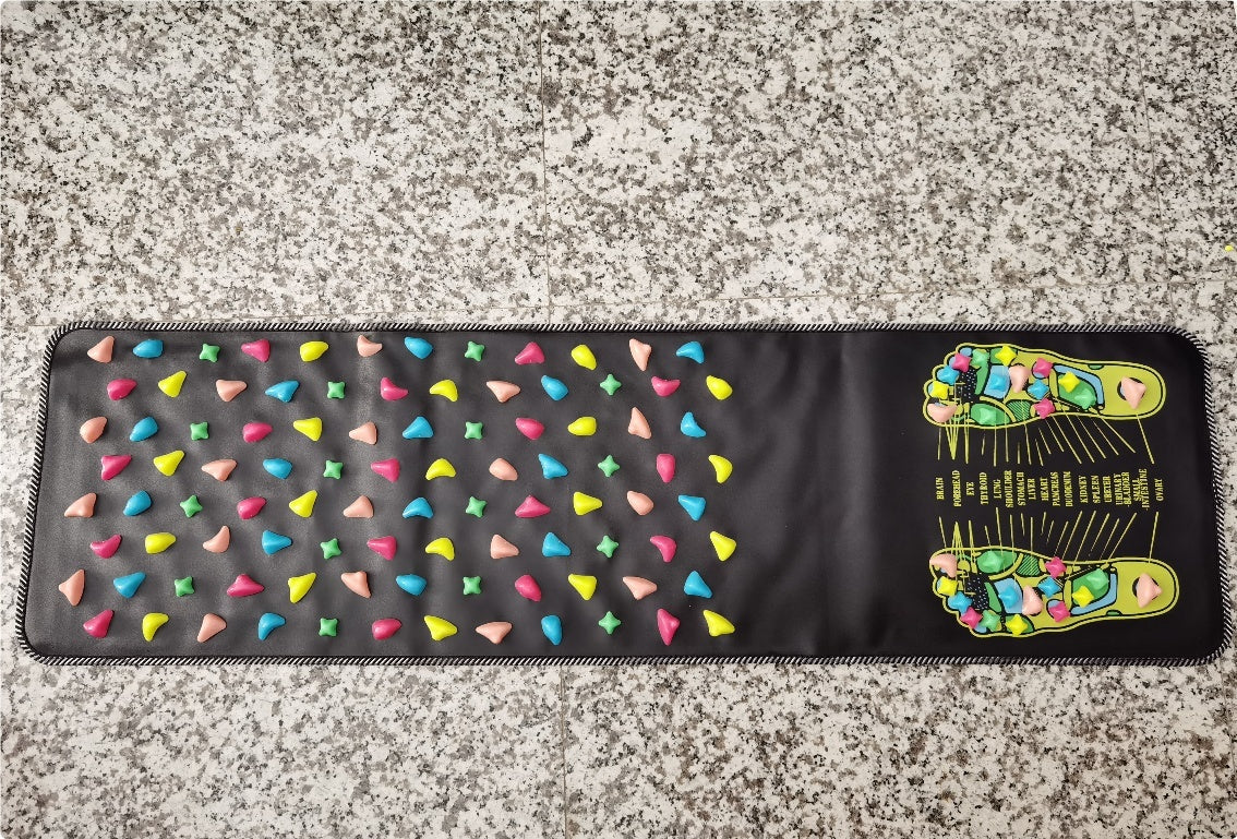 Reflexology Foot Massage Pad Cobblestone Walk Massager Mat Pain Relief Health Care Acupressure Mat - Big Bear Peak