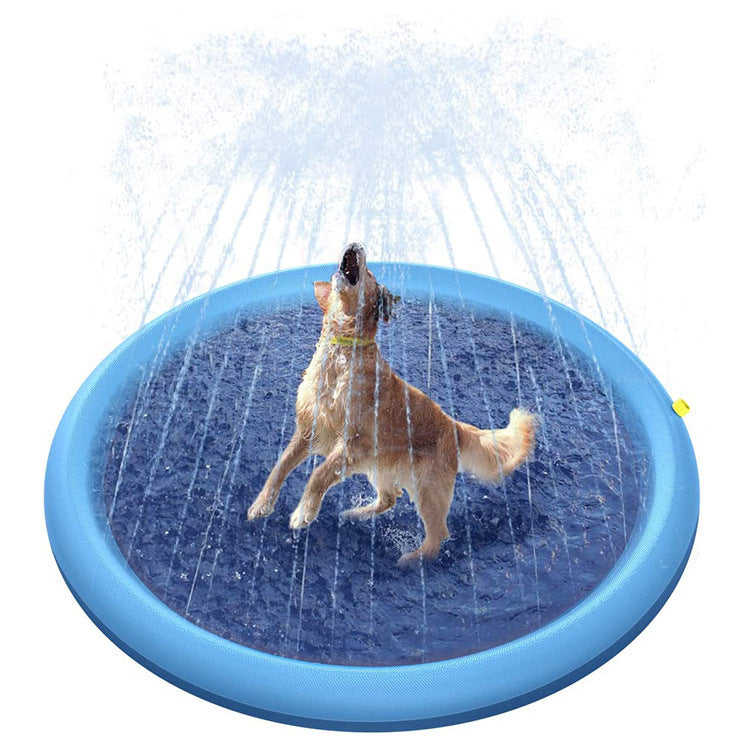 Thickened Pet Water Spray Mat Toy Outdoor Lawn Game Mat - Big Bear Peak